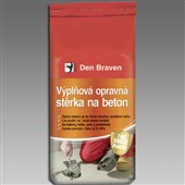 DEN BRAVEN Výplňová opravná stěrka na beton QUARTZ VÝPLŇ 25kg šedá